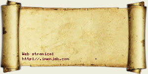 Ivanka Tošović vizit kartica